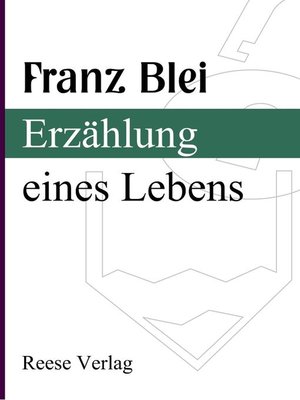 cover image of Erzählung eines Lebens